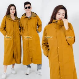 Thumbnail Áo mưa măng tô SEFA hàn nhiệt chống nước tuyệt đối 3