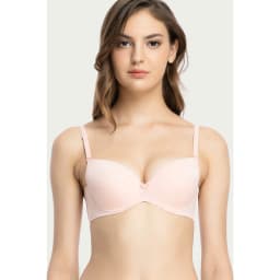 Thumbnail Áo ngực Misaki cup 3/4 mút mỏng dáng trơn basic -M1004 1
