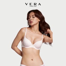 Thumbnail Áo ngực Mold cup 3/4 mút vừa Misaki Microfiber trơn - M1050 1