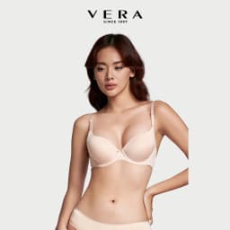 Thumbnail Áo ngực Mold cup 3/4 mút vừa Misaki Microfiber trơn - M1050 4