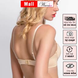 Thumbnail Áo ngực mút dày WANNABE áo chíp bra thun trơn đơn giản, dễ mặc, tháo dây nâng ngực vung đầy AN312 2