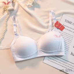 Thumbnail Áo ngực mút mỏng không gọng VINGO chất cotton thoáng khí chữ U dáng thể thao tập gym S211 VNGO 4
