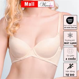 Thumbnail Áo ngực mút mỏng WANNABE áo chíp cúp lớn có gọng kiểu basic trơn mút thông thoáng nhẹ mềm xinh AN310 1
