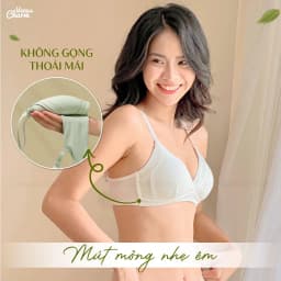 Thumbnail Áo ngực nữ không gọng đệm mỏng chưa đến 0,5cm cotton tơ tằm êm ái thoáng mát Venus Charm 8005 3