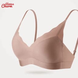 Thumbnail Áo ngực nữ không gọng đệm mỏng chưa modal thoáng khí không viền Venus Charm 5106 2