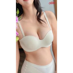 Thumbnail Áo ngực nữ không gọng quả ngang chất liệu su đúc đệm dày 2,5m nâng đẩy tạo khe Venus Charm 3