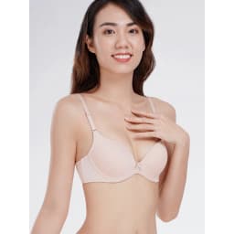 Thumbnail Áo ngực nữ Misaki cúp 3/4 mút vừa nylon trơn M1023 1