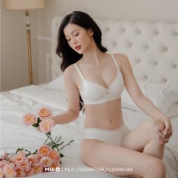 Thumbnail Áo ngực nữ ren cao cấp không gọng đệm mỏng 1cm MIALALA 1083 NA2121083 3