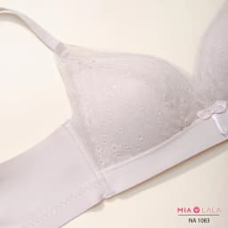 Thumbnail Áo ngực nữ ren cao cấp không gọng đệm mỏng 1cm MIALALA 1083 NA2121083 4