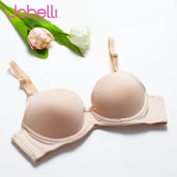 Thumbnail Áo ngực nữ trơn, cúp quai xéo lên ôm bầu ngực, mút dày vừa Jobelli A2390 4