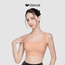 Thumbnail Áo ngực nữ Wacoal bản to nâng ngực không gọng không viền, Áo lót nữ liền dây bản lưng to - ICGG540 2
