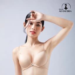 Thumbnail Áo ngực nữ Wacoal mút dày 3cm nâng ngực có gọng chống tuột, Áo lót trơn dây vai cố định - IIB5395 1