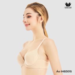 Thumbnail Áo ngực nữ Wacoal mút mỏng nhẹ nâng ngực có gọng chống tuột, Áo lót nữ trơn dây liền - IHB3015 2