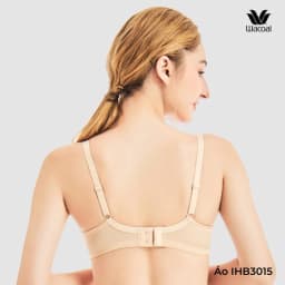 Thumbnail Áo ngực nữ Wacoal mút mỏng nhẹ nâng ngực có gọng chống tuột, Áo lót nữ trơn dây liền - IHB3015 3