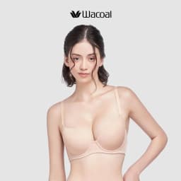 Thumbnail Áo ngực nữ Wacoal mút mỏng nhẹ nâng ngực có gọng chống tuột, Áo lót bigsize bản lưng to - ILB5971 4