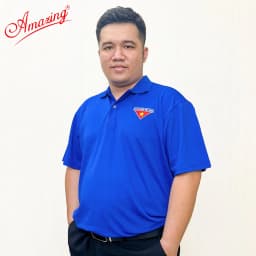 Thumbnail Áo Đoàn Thanh Niên cho nam, thêu logo cờ đỏ sao vàng, size tới 100kg, vải thun lạnh,hiệu Amazing 4