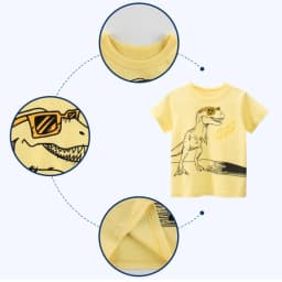 Thumbnail Áo phông bé trai cộc tay mùa hè hàn quốc thời trang trẻ em 2 đến 8 tuổi SKIDS 3