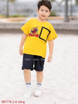 Thumbnail Áo phông bé trai Spider Man RIOMIO size 13-27kg, 100% cotton mềm mát co giãn cho bé RAT1211 3