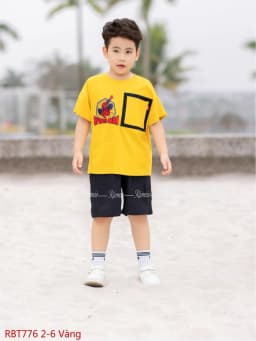 Thumbnail Áo phông bé trai Spider Man RIOMIO size 13-27kg, 100% cotton mềm mát co giãn cho bé RAT1211 4