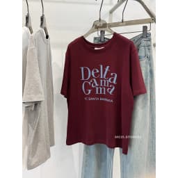 Thumbnail Áo phông chữ Delta gamma dáng vừa chất cotton xịn mềm MC21.studios a4364 4