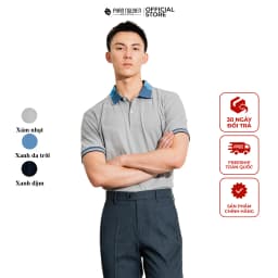 Thumbnail Áo phông cổ polo cộc tay nam Phan Nguyễn, chất liệu cà phê kháng khuẩn mềm mại, thoáng mát APC.209 1
