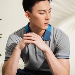 Thumbnail Áo phông cổ polo cộc tay nam Phan Nguyễn, chất liệu cà phê kháng khuẩn mềm mại, thoáng mát APC.209 4