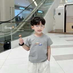 Thumbnail Áo phông cộc tay Beemo in hình ô tô vải cotton 4C mềm mại mặc mùa hè cho bé 9-24kg 5063AHK 4