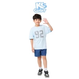 Thumbnail Áo Phông Cộc Tay In Số K'S CLOSET Chất Liệu Vải Cotton Cho Bé Trai (2-14 tuổi) từ 10kg - 58kg KT101FIS 4