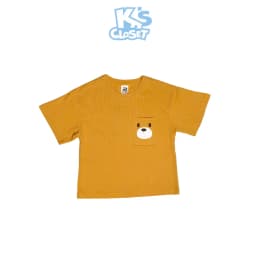 Thumbnail Áo Phông Cộc Tay K'S CLOSET Chất Liệu Cotton Cho Bé Trai Và Bé Gái Từ 10-65kg (2-14T) KT047FOS, E042FIS 1