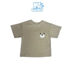 Thumbnail Áo Phông Cộc Tay K'S CLOSET Chất Liệu Cotton Cho Bé Trai Và Bé Gái Từ 10-65kg (2-14T) KT047FOS, E042FIS 4