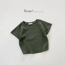Thumbnail Áo phông cộc tay trơn cho bé trai, gái Beemo, Chất liệu cotton, dáng khỏe khoắn phối đồ cực dễ B126 2