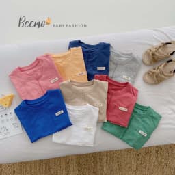 Thumbnail Áo phông cotton ba lỗ Beemo cho bé trai, bé gái kiểu dáng tanktop Hàn Quốc - 21A020 2