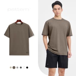 Thumbnail Áo Phông Cotton PATTERN Basic Logo Tee 6 Màu PA062 2