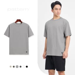 Thumbnail Áo Phông Cotton PATTERN Basic Logo Tee 6 Màu PA062 3
