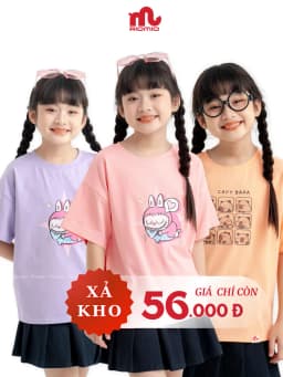 Thumbnail Áo phông hot trend cho bé Riomio chất cotton thoáng mát, hình in trendy-RA977 1