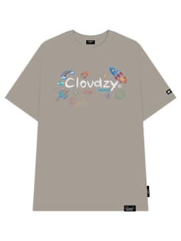 Thumbnail Áo phông local brand nam nữ unisex tay lỡ thun form rộng teen cổ tròn oversize cotton CLOUDZY CRAYON 2