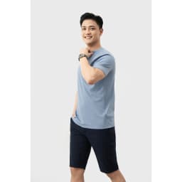 Thumbnail Áo Phông Nam 8APKB403 Biluxury Thời Trang Nam, Áo Thun Trơn Cotton Co Giãn 4 Chiều 1