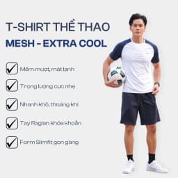 Thumbnail Áo Phông Nam Cổ Tròn Mùa Hè 5S FASHION COOLING Nhẹ Mát, Thiết Kế Tay Raglan Khỏe Khoắn (01-ATS25055) 2
