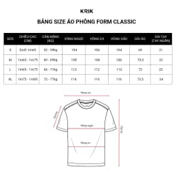 Thumbnail Áo Phông Nam KRIK Form Classic Thiết Kế Công Nghệ In Sốp Với Font Chữ Kí Tinh Tế Tạo Tạo Điểm Nhấn AP1321 1