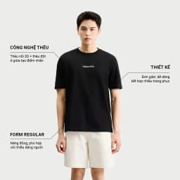 Thumbnail Áo Phông Nam KRIK Form Regular Chất Liệu Cotton Mềm Mại Thêu Nổi 3D Tinh Tế Dễ Phối Đồ AP1357 1