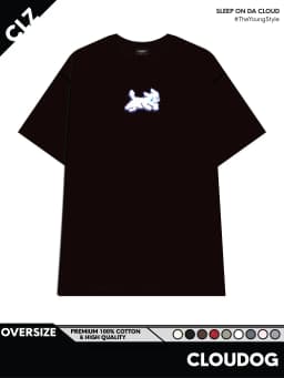 Thumbnail Áo phông nữ nam local brand unisex tay lỡ thun form rộng teen cổ tròn oversize CLOUDZY CLOUDOG 1
