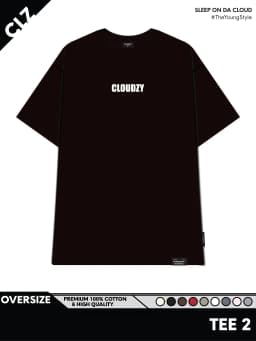 Thumbnail Áo phông nữ nam unisex tay lỡ thun localbrand form rộng cổ tròn oversize cotton CLOUDZY TH ÁO THUN 1