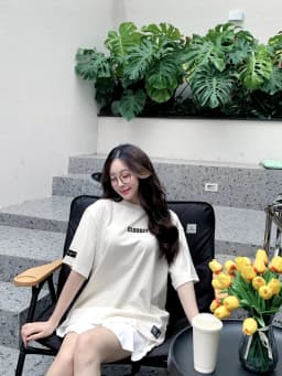 Thumbnail Áo phông nữ nam unisex tay lỡ thun localbrand form rộng cổ tròn oversize cotton CLOUDZY TH ÁO THUN 4