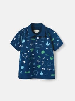 Thumbnail Áo polo bé trai, áo polo ngắn tay in họa tiết vũ trụ cho bé trai từ 1 tuổi - 10 tuổi Baa Baby - PL01N 2