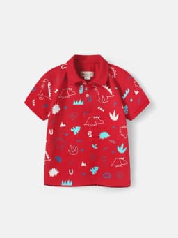 Thumbnail Áo polo bé trai, áo polo ngắn tay in họa tiết vũ trụ cho bé trai từ 1 tuổi - 10 tuổi Baa Baby - PL01N 3