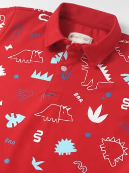 Thumbnail Áo polo bé trai, áo polo ngắn tay in họa tiết vũ trụ cho bé trai từ 1 tuổi - 10 tuổi Baa Baby - PL01N 4