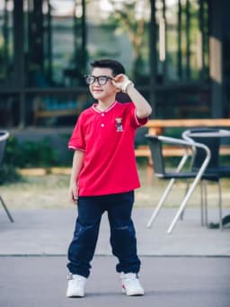 Thumbnail Áo polo bé trai có cổ Rabity ngắn tay 901.006 2