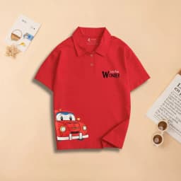 Thumbnail Áo polo bé trai in hình ô tô cotton 4 chiều mềm mại - Áo thun có cổ cho bé LOZA KIDS PL3051 3
