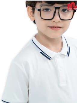 Thumbnail Áo polo bé trai RIOMIO size 21-42kg, phối kẻ năng động style Hàn Quốc, vải cotton co giãn tốt -RA508 3