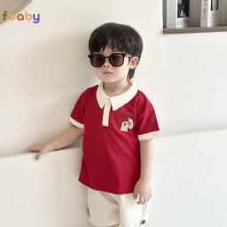 Thumbnail Áo Polo Cộc Tay Bé Trai Fbaby Áo Phông Vải Cá Sấu Cao Cấp Mềm Mại Thoáng Mát Lịch Sự Phù Hợp Đi Học, Đi Chơi 2